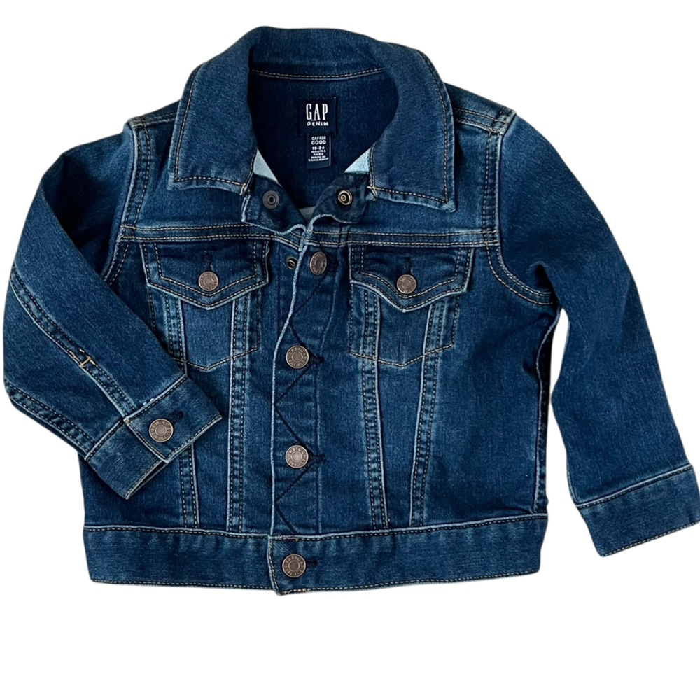 Gap Kids Medium-Dark Wash Denim Jacket